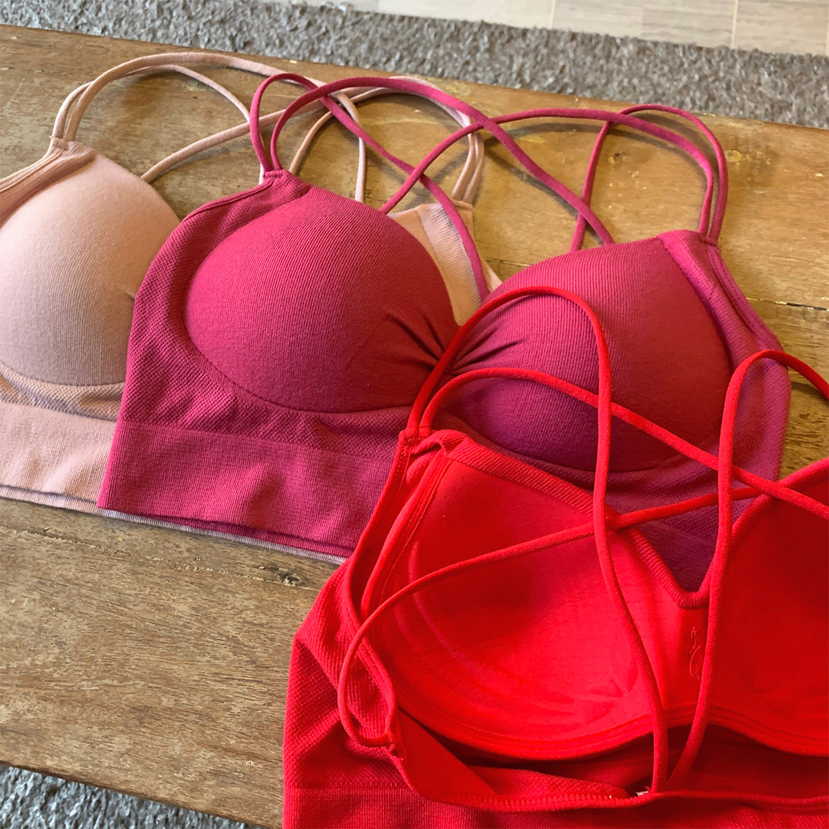 安妮不火辣妹自带胸垫胸衣2024春夏新款微胖大码内搭运动挂脖文胸,淘宝优惠券,粉丝福利购,淘宝优惠卷