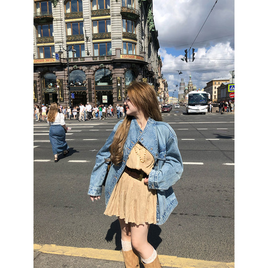 Annie is not popular Lovi Shipper Waist Shirt Dress Women 2025 Slightly Fat Large Size French Old Money Temperament Dress