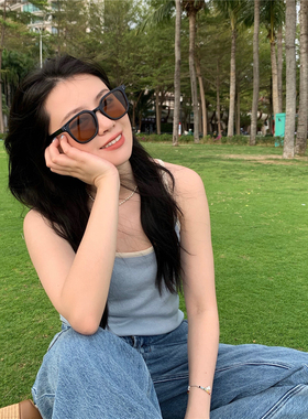 丁走走韩版显脸小防紫外线墨镜