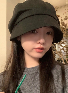 素颜显脸小渔夫帽韩系堆堆帽