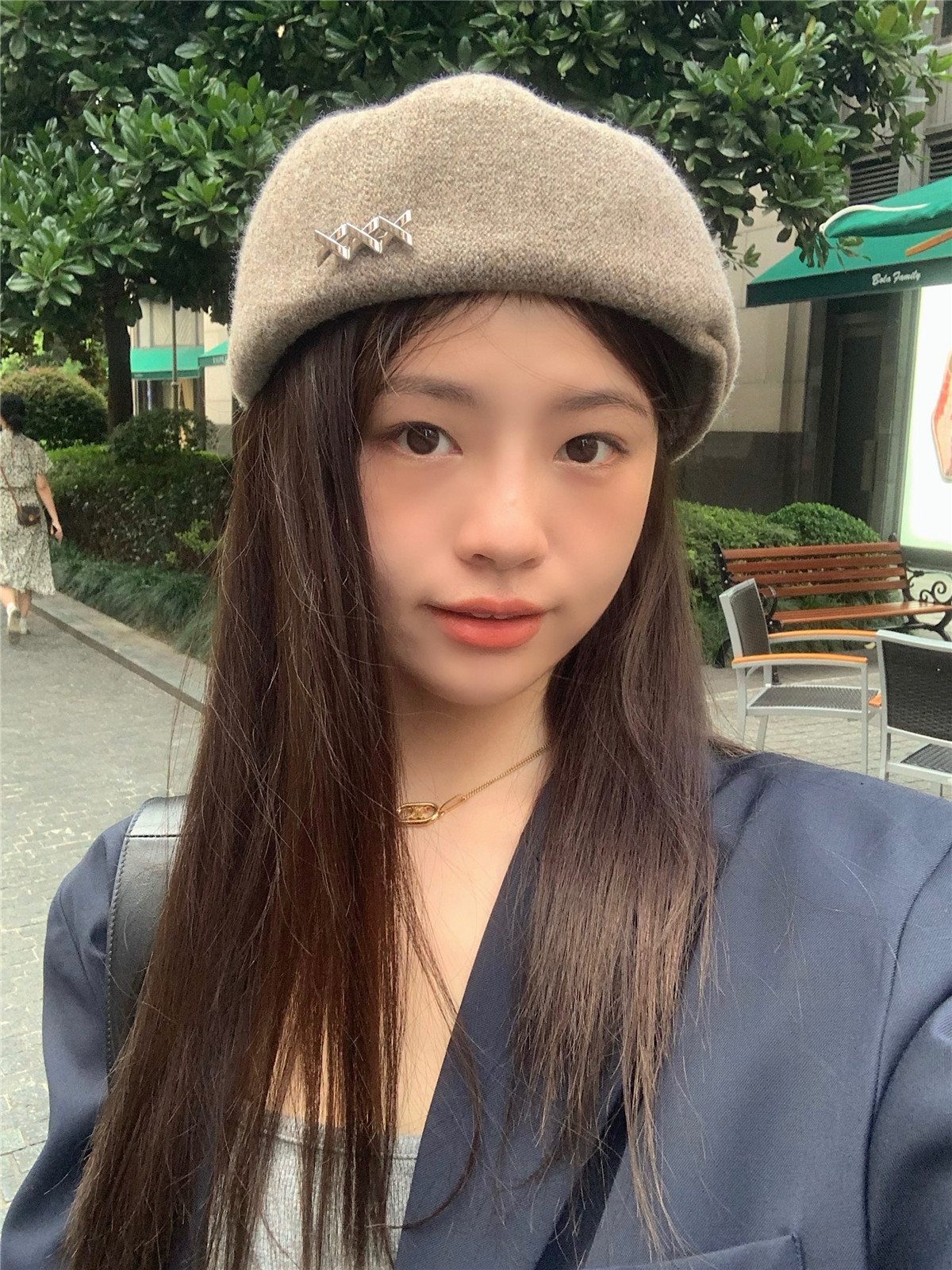 丁走走大头围贝雷帽子女秋冬显脸小复古日系画家帽韩版百搭前进帽,淘宝优惠券,粉丝福利购,淘宝优惠卷