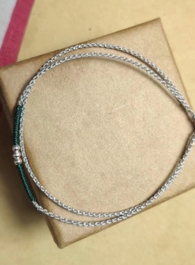 手绳原创极细双层脚链多色迷你