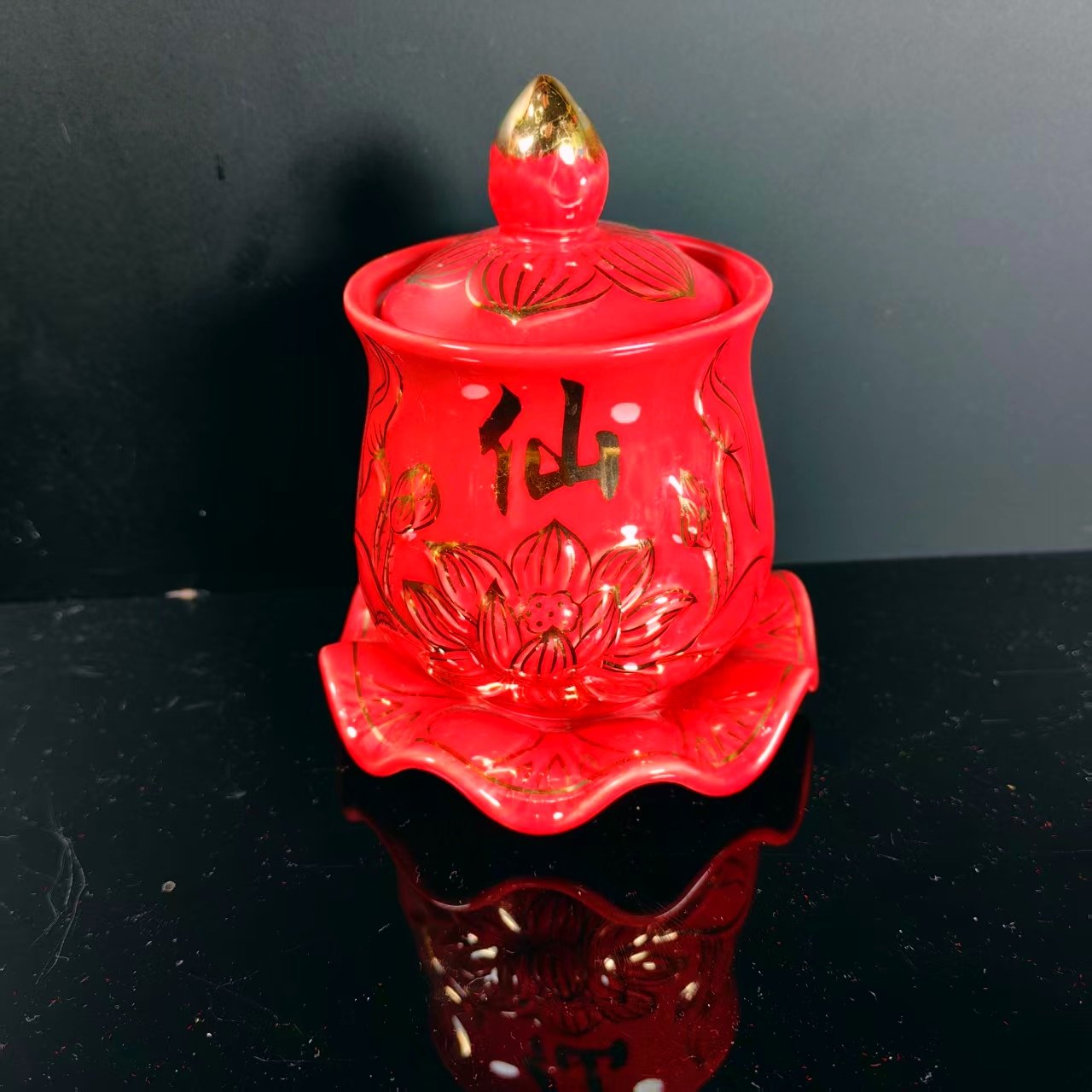 供佛水杯莲花招财净水杯敬神杯财神爷水杯家用陶瓷老君杯仙家水碗,淘宝优惠券,粉丝福利购,淘宝优惠卷