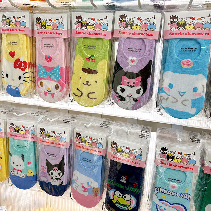 船袜女防滑不掉跟韩国进口隐形袜子三丽欧可爱卡通动漫薄棉夏短袜,淘宝优惠券,粉丝福利购,淘宝优惠卷