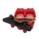 Three-wheel copper-based disc brake pad Wuyang Princess thickened double pump
