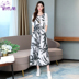 Đầm nữ 2019 hè mới hai mảnh set eo thon gọn khí đầu thu đông hoa dài váy hoa thủy triều - váy đầm chân váy bút chì váy đầm