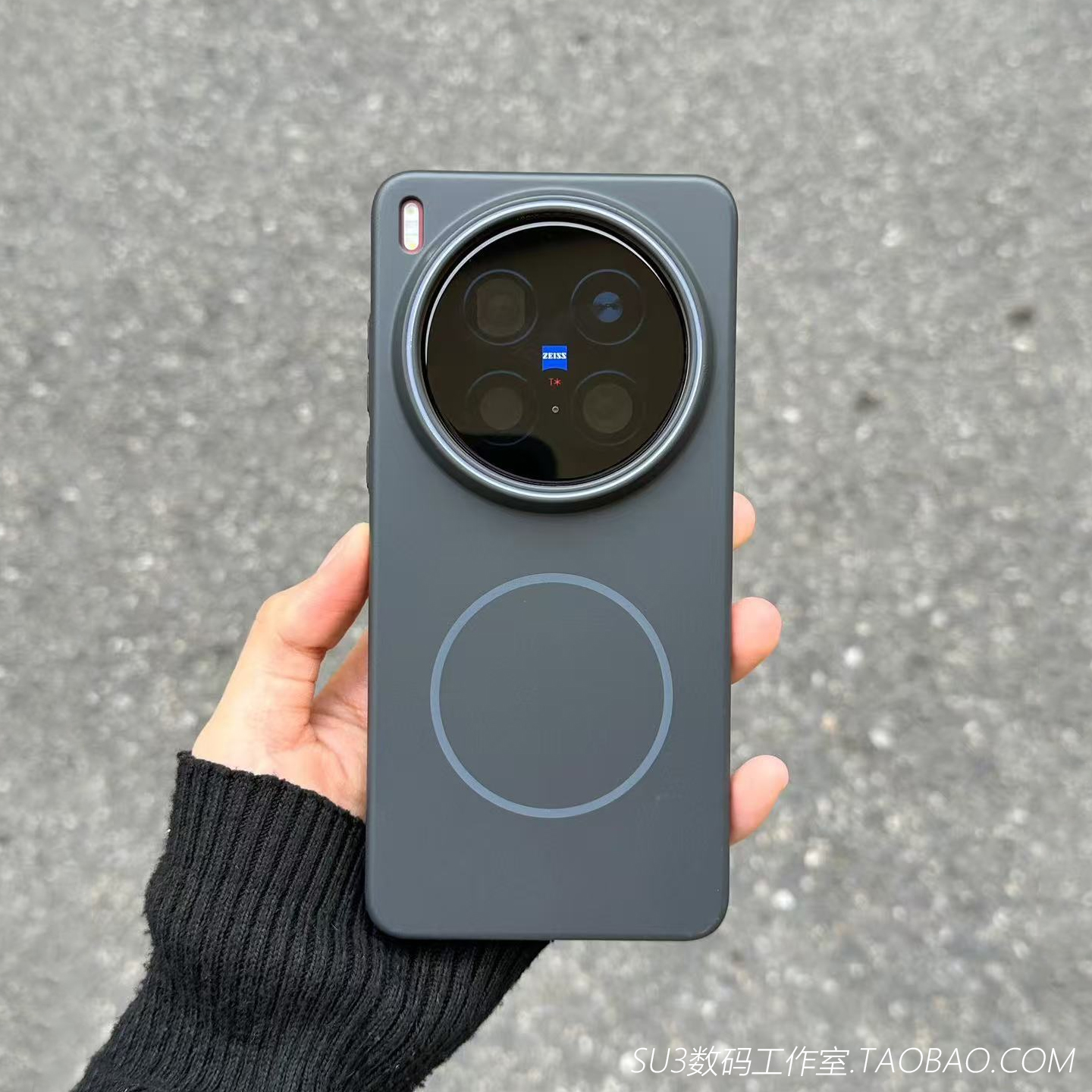 磁吸无线充电深灰黑色适用oppoFindX8ultra手机壳X7超薄X8s+硬壳Reno14/13镜头加高12简约11男10全包9防摔pro - 图1