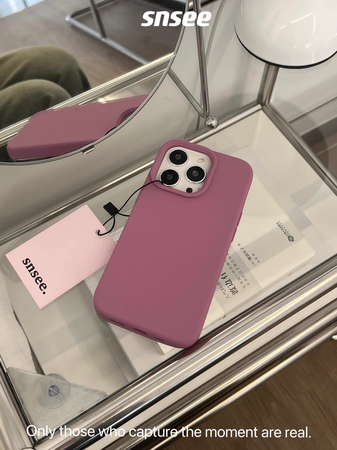 耐脏黑加仑紫适用oppoReno11手机壳pro真液态硅胶FindX7高级感ultra防摔X6软套一加Ace3简约12树莓粉紫色网红-图1