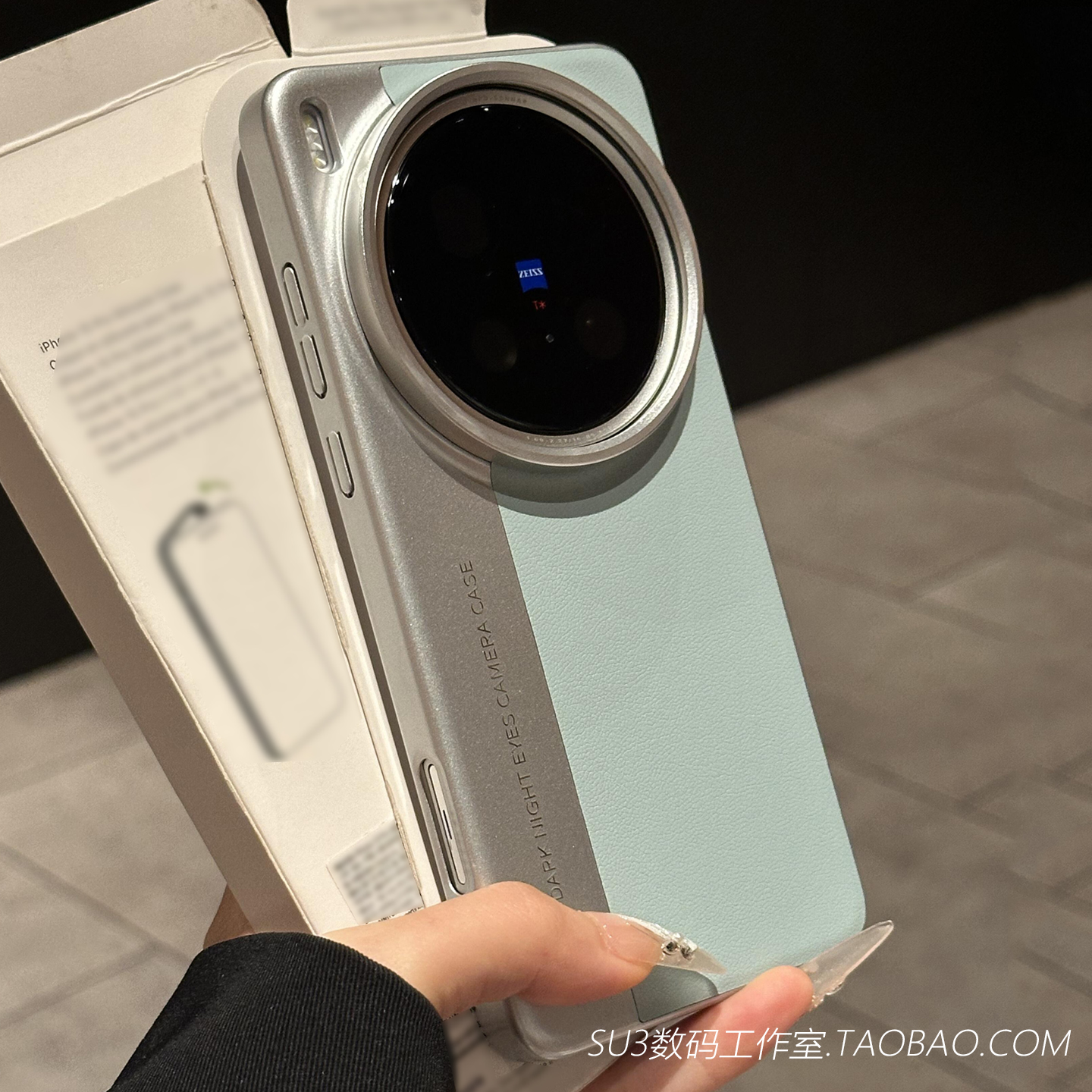 X300樱花粉色秒变相机X200s适用vivoX200pro手机壳mini素皮纹Ultra拼接FindX8s电镀硬高级x9防指纹防摔女网红 - 图2