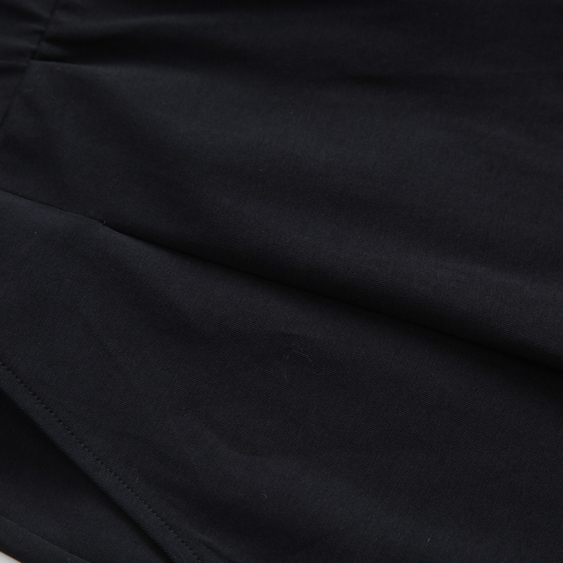 堡狮龙宽松裤子女黑色休闲裙裤 堡狮龙服饰半身裙