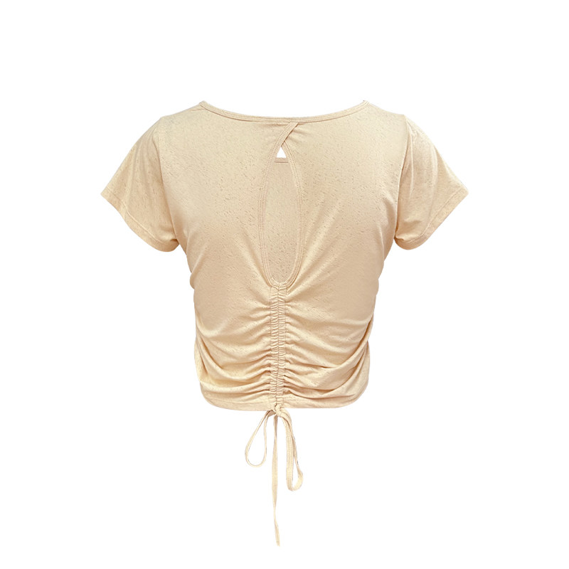 kk fitness美背瑜伽服上衣女短袖夏白色运动T恤健身短袖薄款速干,淘宝优惠券,粉丝福利购,淘宝优惠卷