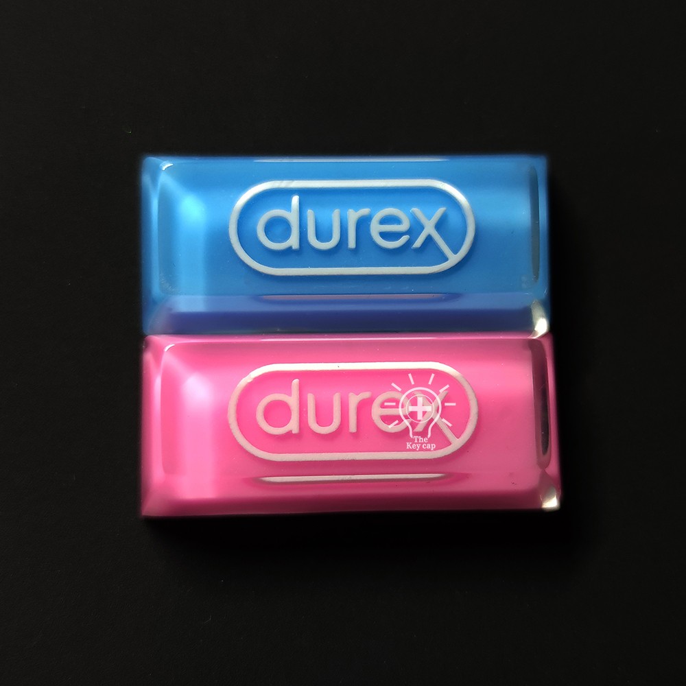 定制机械键盘杜蕾斯Durex树脂键帽个性透光回车左shift增补樱桃 - 图0