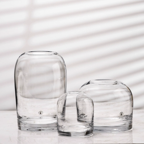 Jianjian Life Art Vase Creative Ins Glass Flower Room Room Обеденный стол дома цветы Putcap Bottle Craft