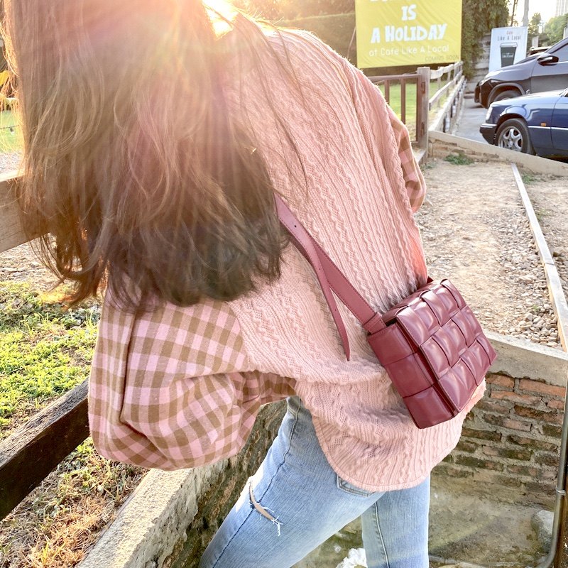 格子女2020秋装新款韩版少女衬衫 谜秀衬衫