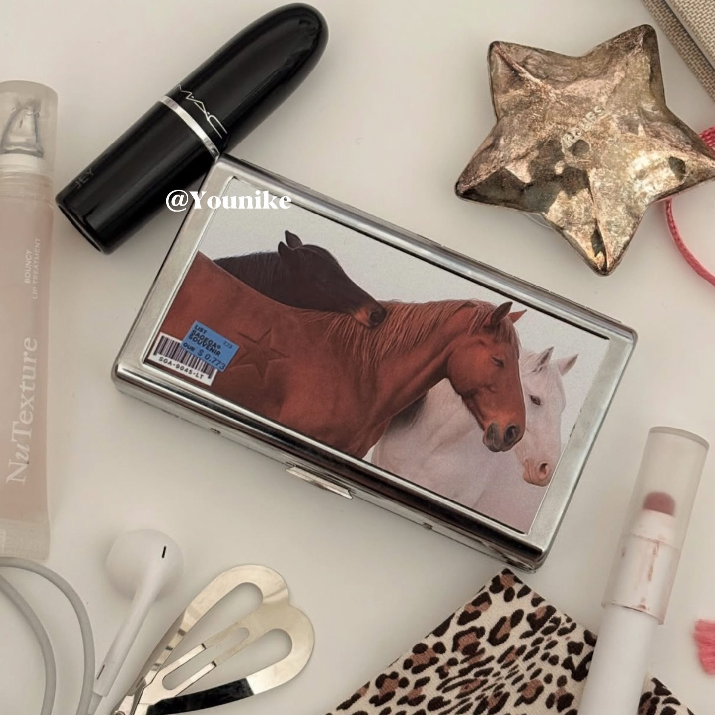 韩系ins设计师款时髦个性不锈钢卡套迷你便携收纳盒双翻盖烟盒潮,淘宝优惠券,粉丝福利购,淘宝优惠卷