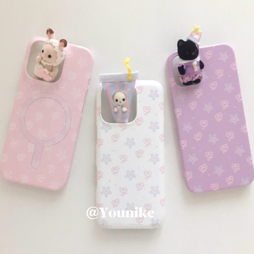 chic韩系ins风浪漫倾心少女磁吸适用iphone17air/17promax保护壳苹果16手机壳16promax保护套15防摔13/14外壳 - 图3