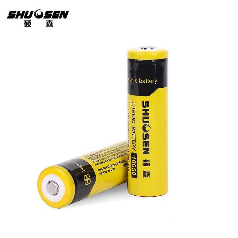 适用硕森强光手电筒 户外远射灯3.7V可充电电池26650 18650大容量 - 图3