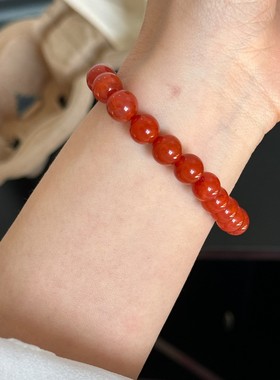 新中式天然高货南红玛瑙手链