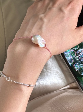 韩系ins风天然巴洛克珍珠手链