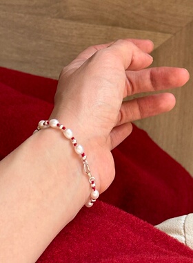 S925纯银淡水珍珠手串