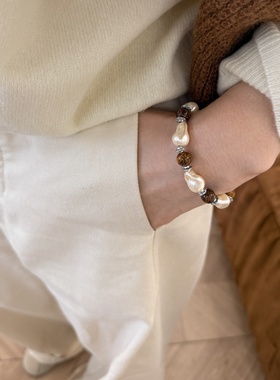 复古新中式木石小众设计天然纹