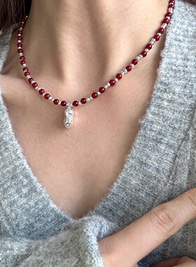 好事花生新中式红花生项链