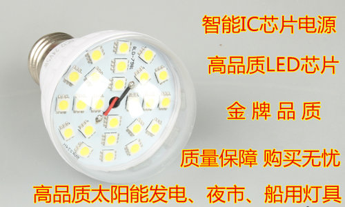 12v led灯泡 摆地摊灯夜市灯 12vled灯泡 12v24vled直流节能灯5w - 图1