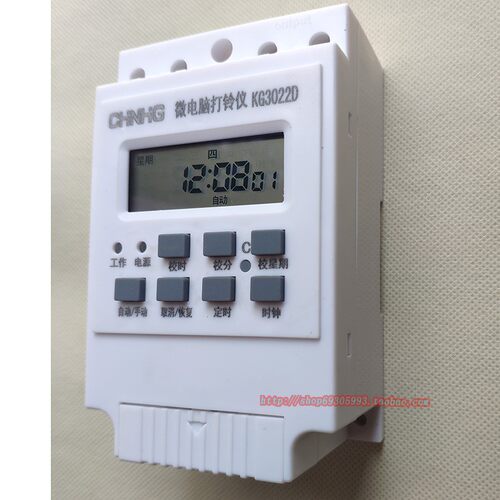 电铃用全自动打铃仪精确到秒时间控制器220V定时开关导轨式微电脑 - 图2