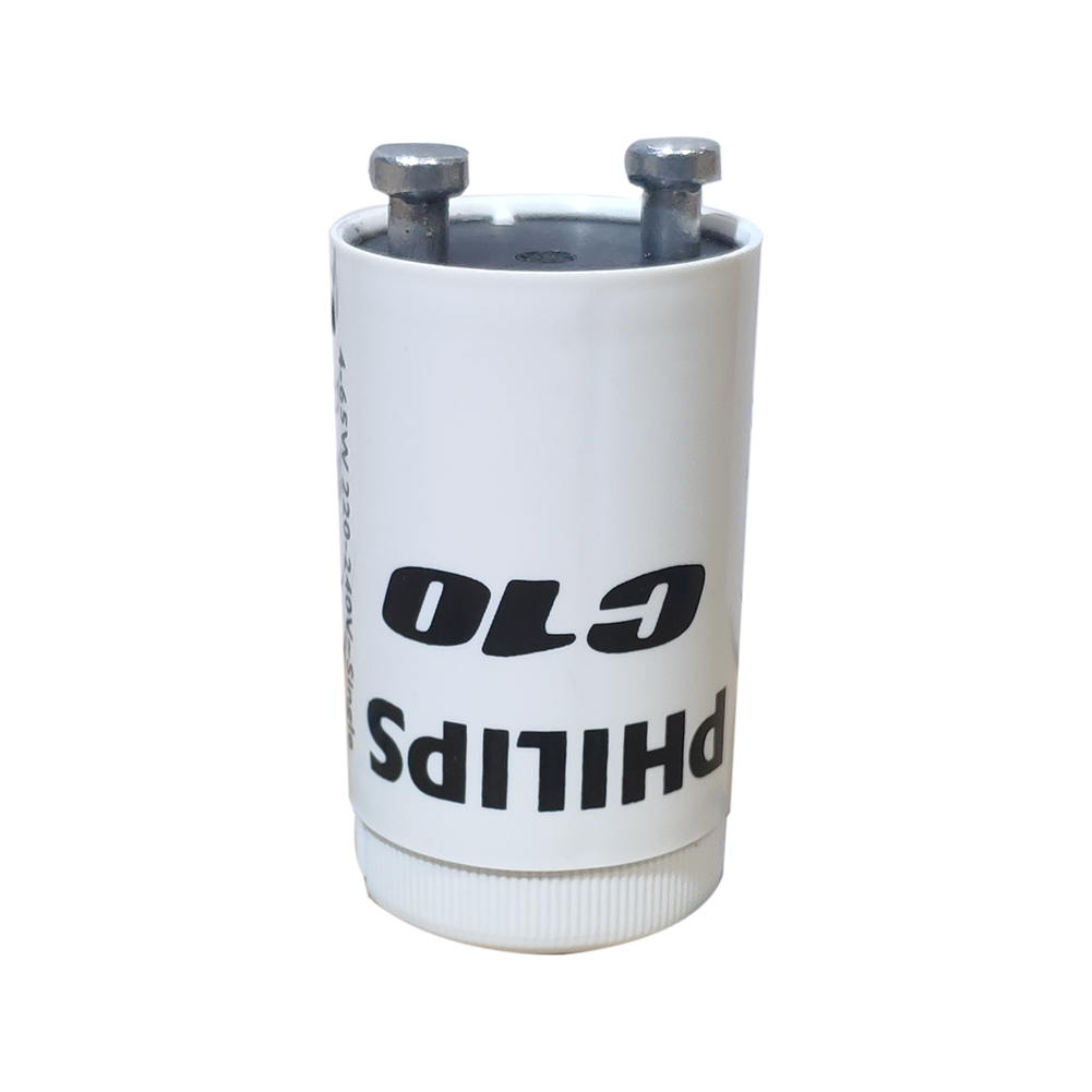 飞利浦电感日光灯管继电器辉跳泡C10荧光灯启动器4P触发器4-65W - 图1