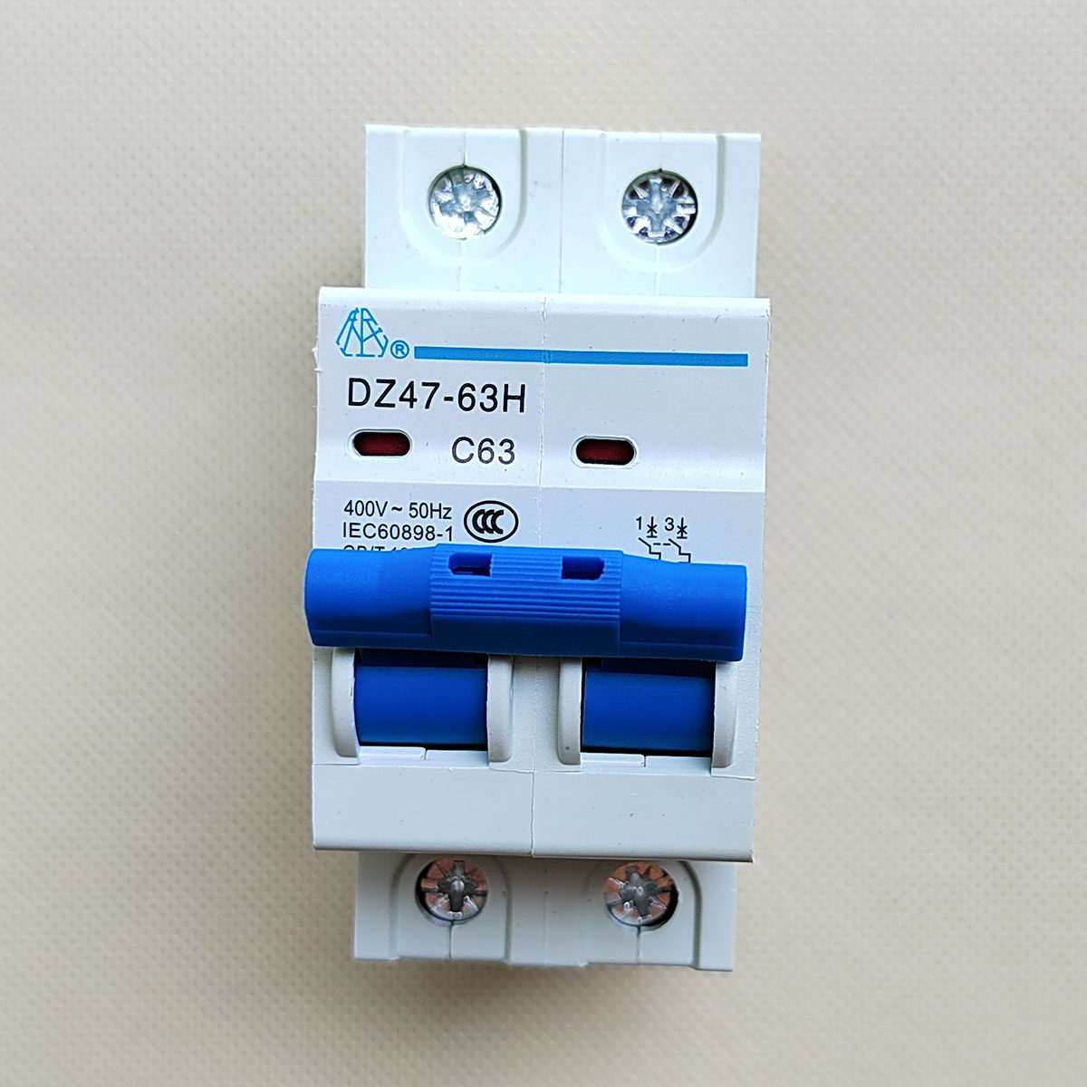 上海人民电器开关厂2P断路器双进双出63A 40  32  25  20导轨220V,淘宝优惠券,粉丝福利购,淘宝优惠卷