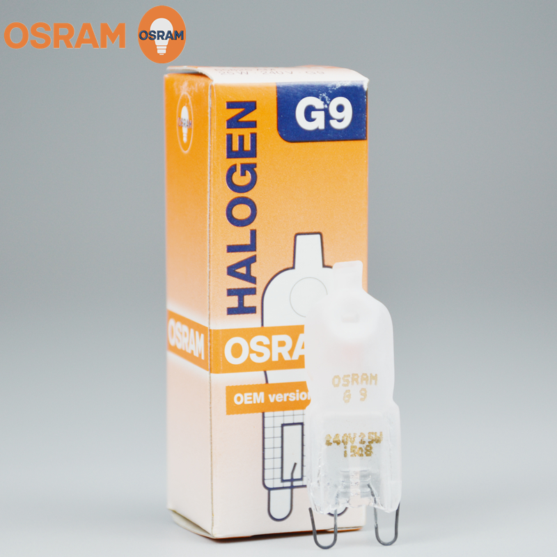 OSRAM欧司朗G9卤素灯珠25W 40W磨砂35W透明230V台灯壁灯泡光源 - 图0