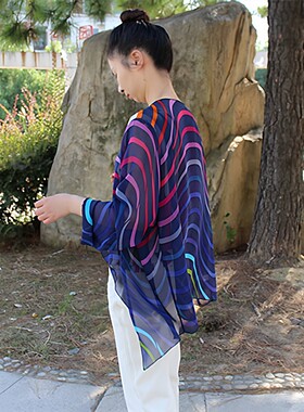 夏季桑蚕丝真丝女士防晒开衫披肩