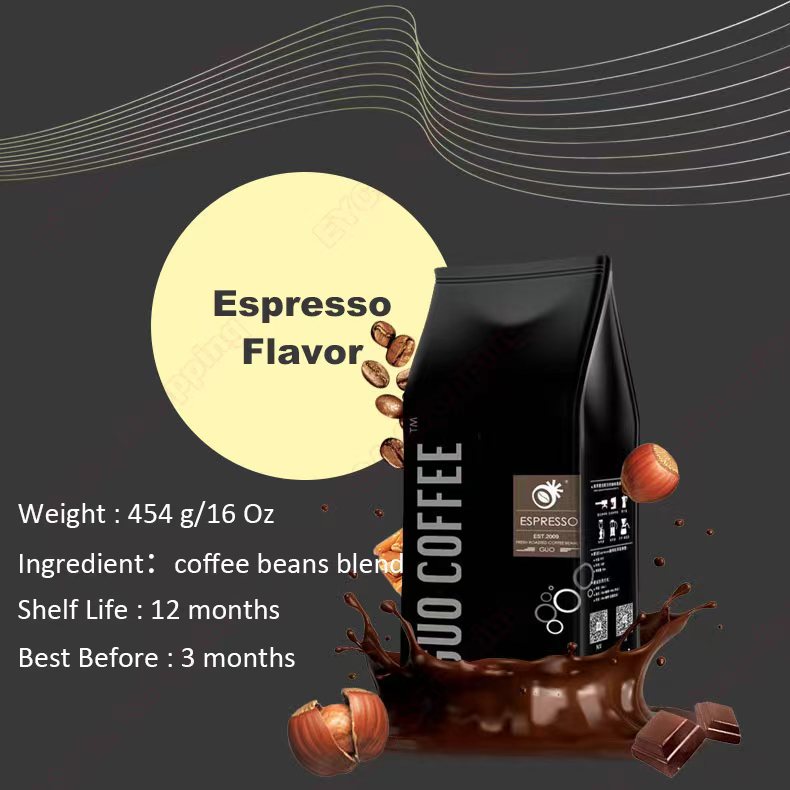 Italy espresso flavor coffee beans / ground powder 454g - 图2