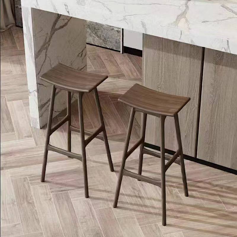 白蜡木休闲吧台凳子实木简约高脚凳北欧餐厅酒吧凳原木创意马鞍凳,淘宝优惠券,粉丝福利购,淘宝优惠卷