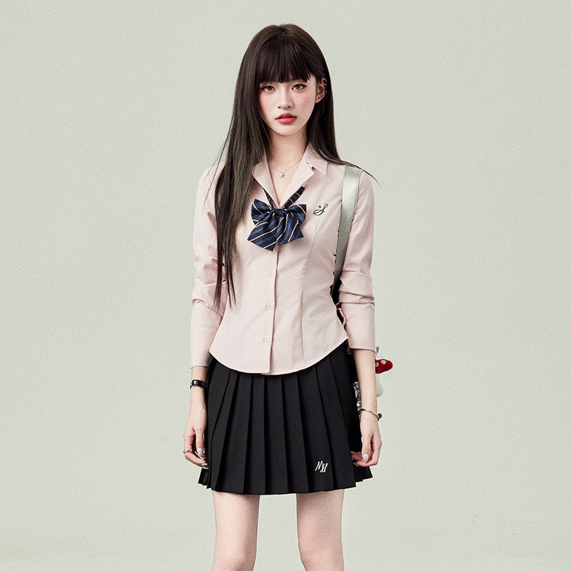 花铃太太jk衬衫制服套装正版原创收腰长袖白色衬衫女春日系校供感,淘宝优惠券,粉丝福利购,淘宝优惠卷