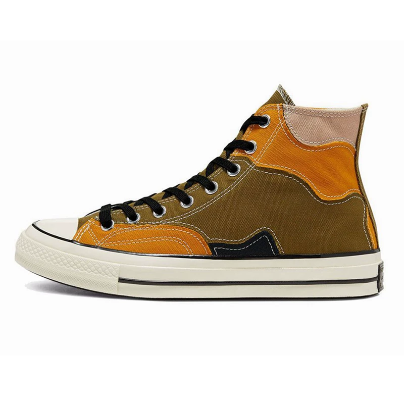 Плохой парень магазин Converse/Converse 1970-е камуфляж высокие кроссовки на канве, повседневные кроссовки 168905C