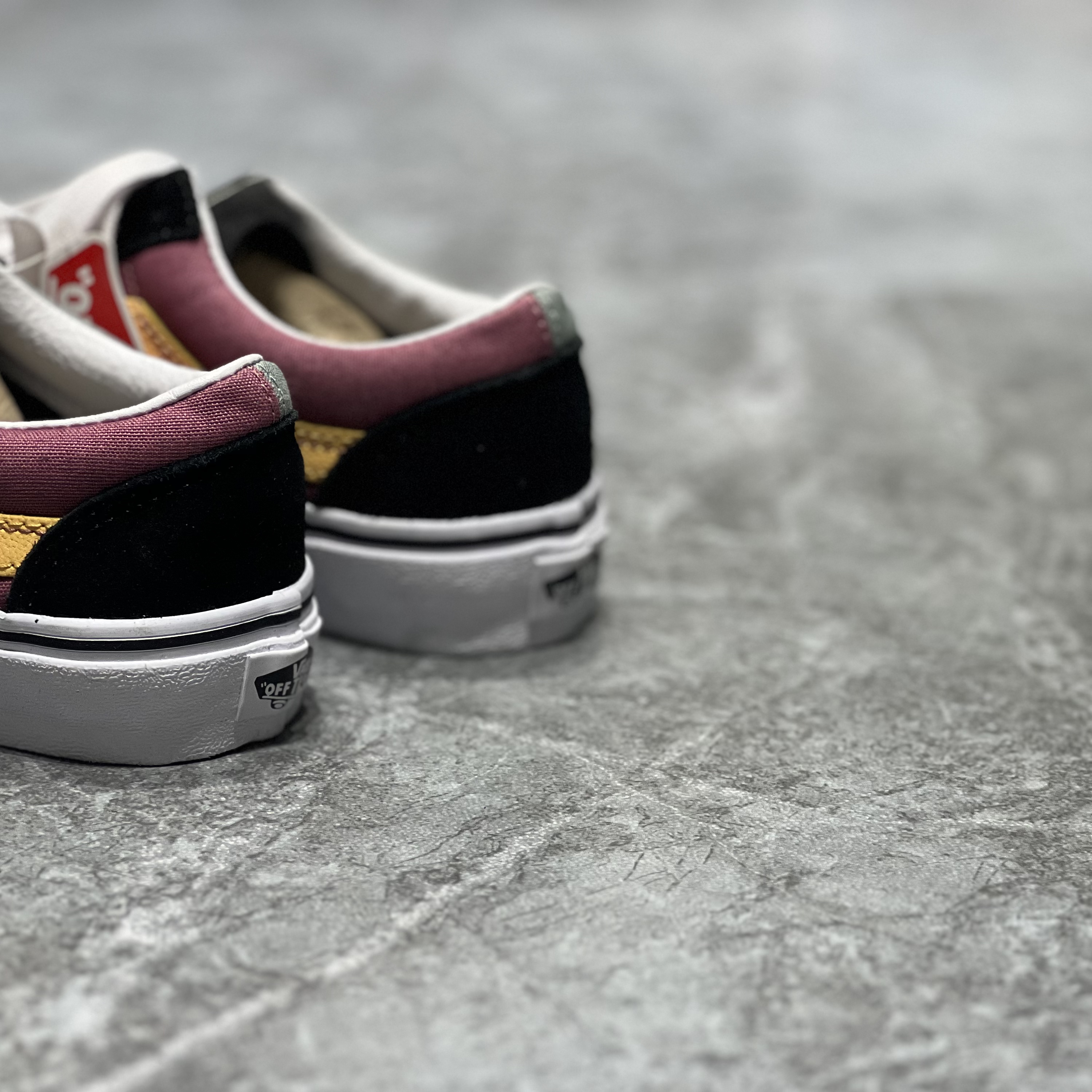 VANS Style36鸳鸯款拼色防滑耐磨低帮休闲运动帆布鞋VN0A54F6B79-图3