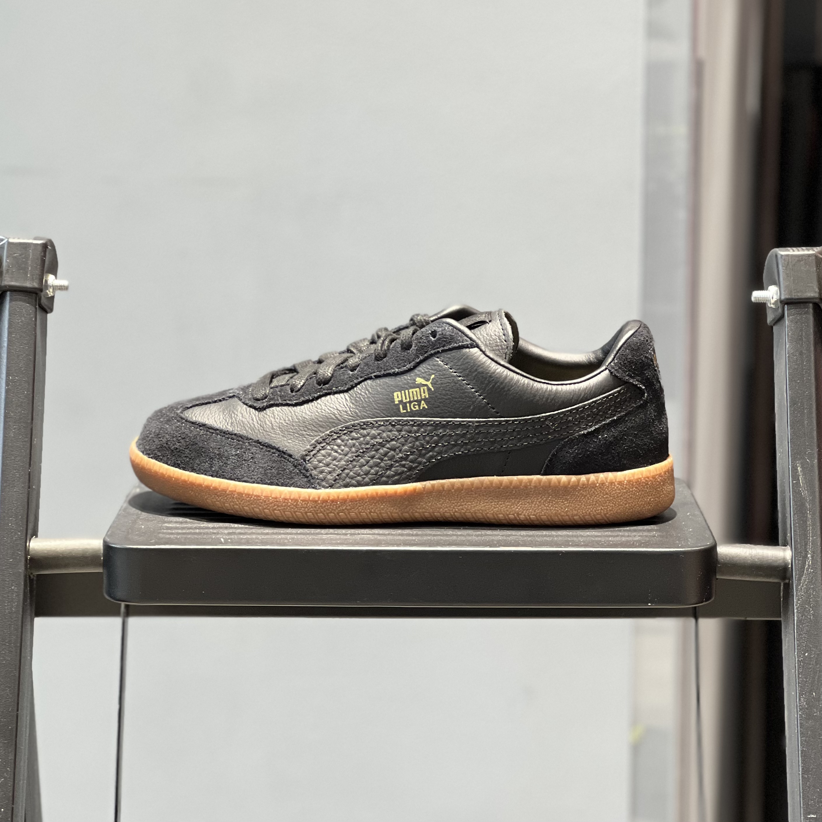 坏蛋的店彪马/Puma Liga Leather 男女金标反毛皮德训板鞋364597 - 图3