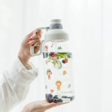 Летняя вместительная и большая портативная высококачественная трубочка со стаканом, большой чайник, популярно в интернете