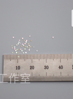 正方形马赛克螺钿镶嵌材料漆艺