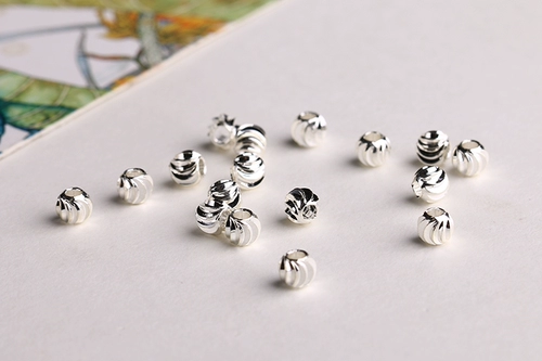 Медные серебряные бусины, аксессуары ручной работы, DIY