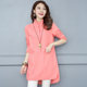Middle-aged and elderly pure cotton slim fit velvet dress