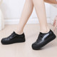 Thick bottom rain shoes for women's kitchen work shoes low top waterproof shoes