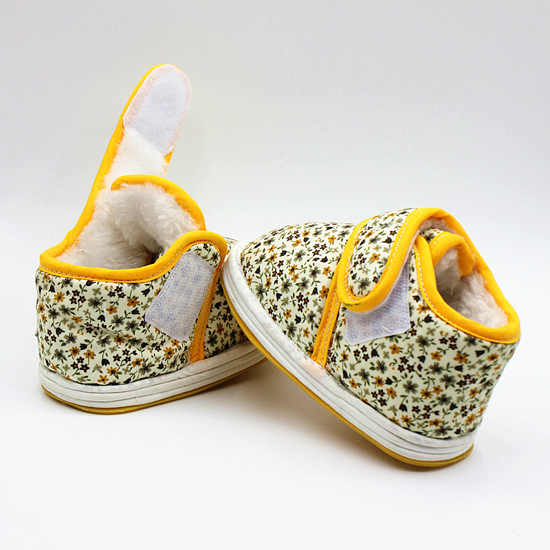 胶底粘带大棉鞋宝宝手工鞋加绒冬季保暖婴儿学步鞋传统布鞋棉花鞋,淘宝优惠券,粉丝福利购,淘宝优惠卷