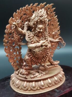 四臂玛哈嘎啦大黑天金刚手纯铜