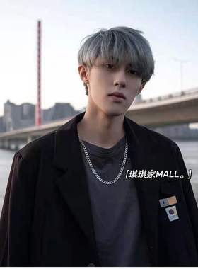 嘻哈链子情侣项链男士古巴