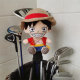 One Piece Golf Club Set Cartoon Number One Wooden Hood Cover Wooden Pole Cover Pushing Head Cover Golf Supplies