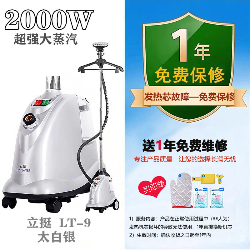 捷美立挺LT-9全铜接口大蒸汽挂烫机服装店家用商用立式手提电烫斗 - 图2