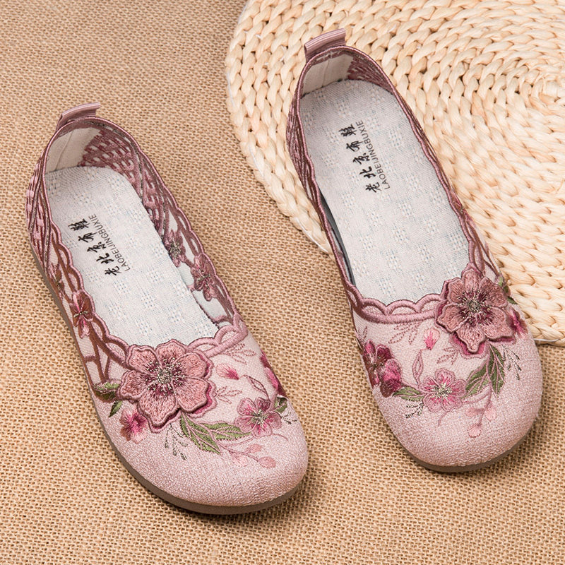 老北京布鞋女柔软透气汉服鞋中老年人舒适鞋防滑软底复古妈妈鞋,淘宝优惠券,粉丝福利购,淘宝优惠卷