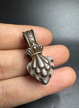 藏式云铁手串火焰摩尼宝卡子如意佛珠记数挂吊坠天铁配饰配件diy
